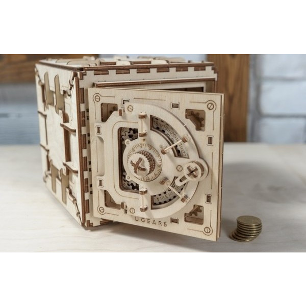 Фото - 3D пазли Ugears Сейф (70011)