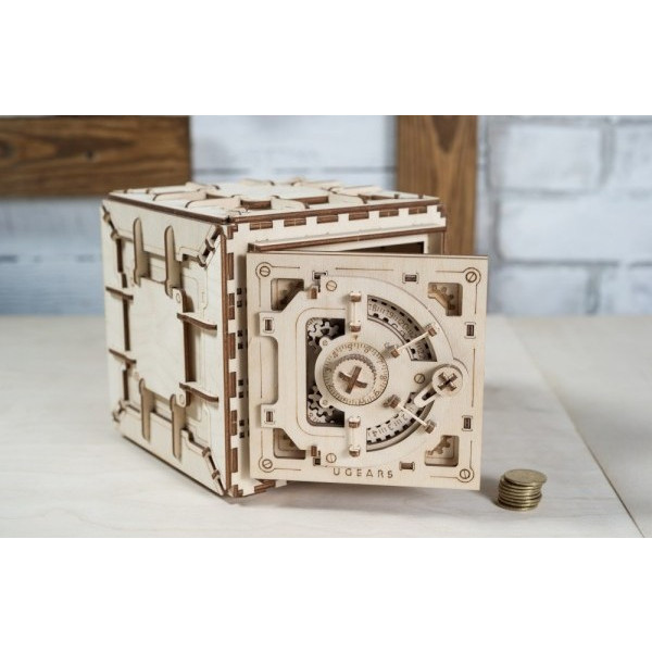 Фото - 3D пазли Ugears Сейф (70011)