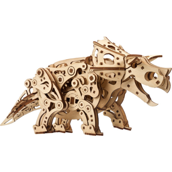 Фото - 3D пазли Ugears Трицератопс (70211)