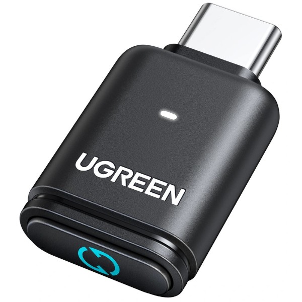 Фото - Адаптер мережі Bluetooth USB UGREEN BT501 USB-C Bluetooth Transmitter Audio Black (45008)