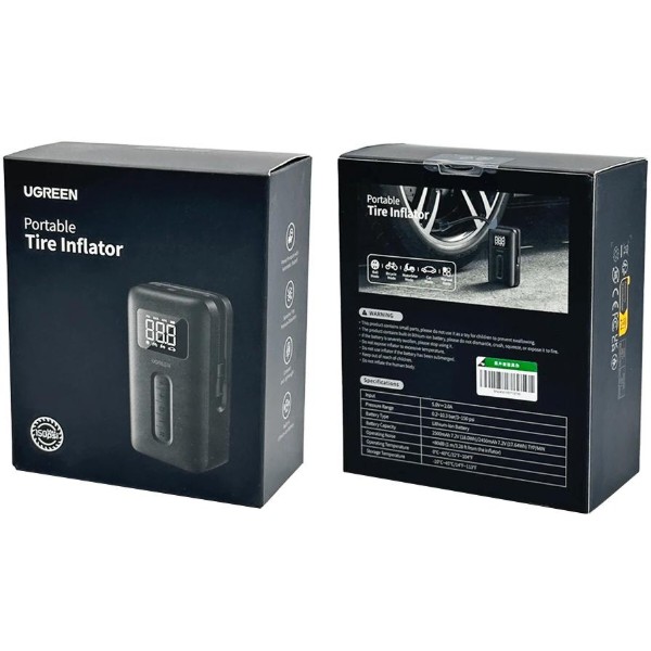 Фото - Автокомпресор UGREEN CD259 Portable Tire Inflator (15951)