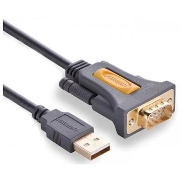 Фото - Кабель UGREEN CR104 USB to DB9 RS-232 Male Adapter Cable 3m Black (20223)