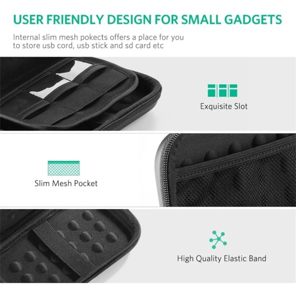 Фото - Чехол для наушников UGREEN LP128 Hard Disk Case Small Size(40707)