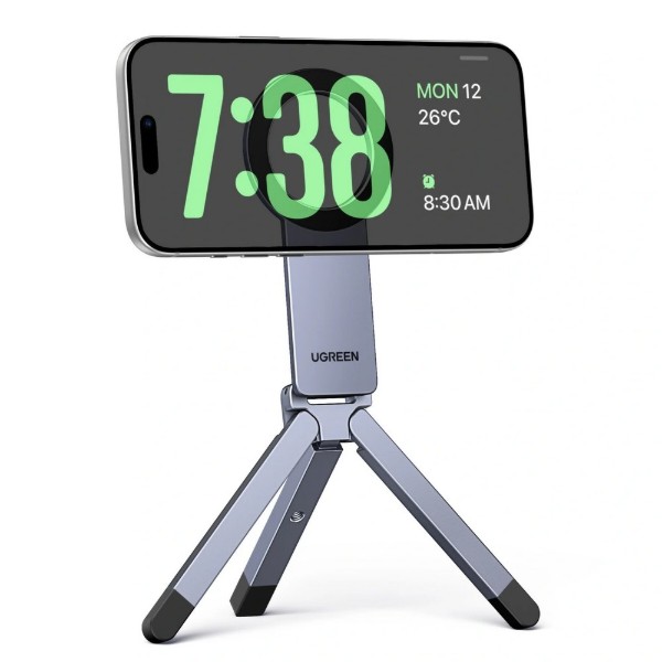 Фото - Подставка для мобильного устройства UGREEN LP962 Magnetic Phone Tripod 360° Rotating Stand Space Grey (75509)