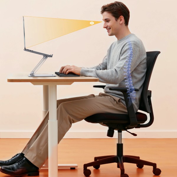 Фото - Підставка під ноутбук UGREEN LP966 Laptop Stand Adjustable Angle/Heigh & Foldable Sliver (95187)