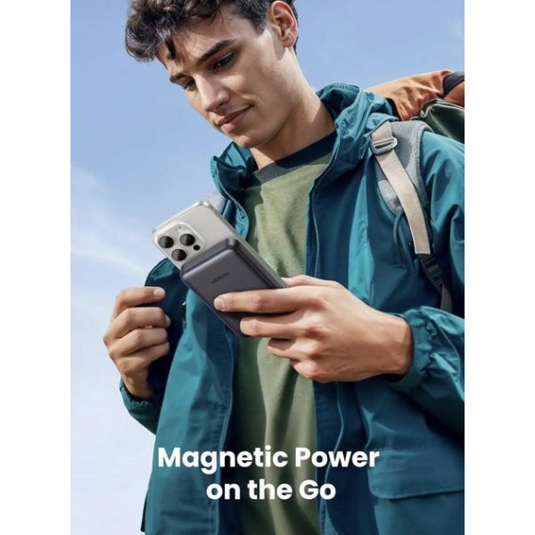 Фото - Батарея мобільна UGREEN Magnetic Wireless 10000mAh 30W QI2 (PB761) Black (45763)