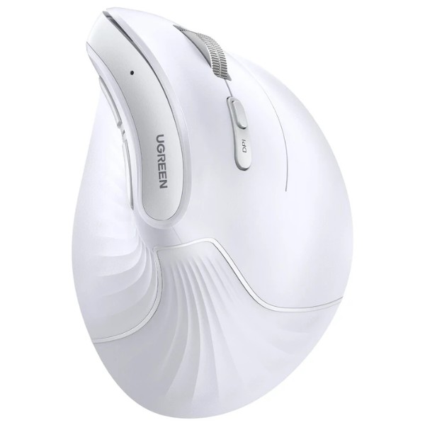 Фото - Миша бездротова UGREEN MU008 Multi-mode Vertical Mouse White (62756)