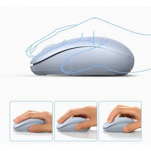 Фото - Миша бездротова UGREEN MU105 2.4 GHz Portable Wireless Mouse Blue (90671)