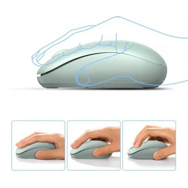 Фото - Мышь беспроводная UGREEN MU105 2.4 GHz Portable Wireless Mouse Green (90672)