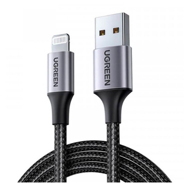 Фото - Кабель UGREEN US199 USB AM-Lightning M 1 m 2.4A Black (60156)