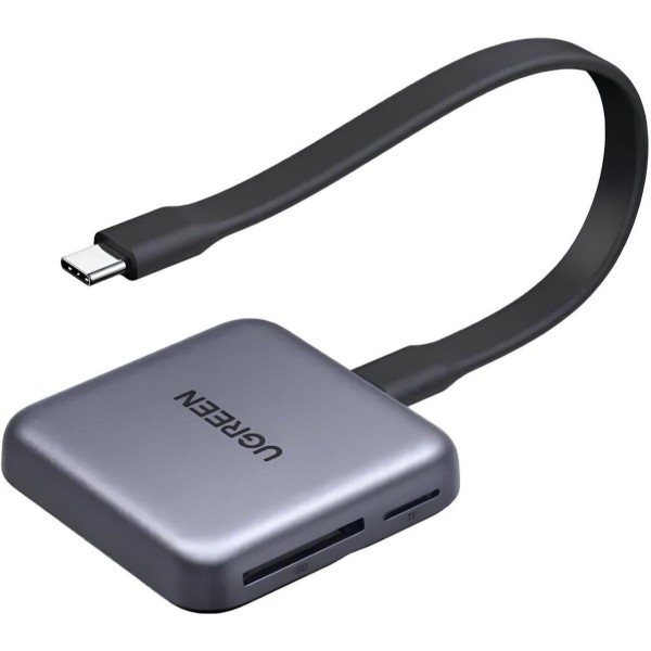 Фото - Кардридер UGREEN USB 3.2 Magnetic USB-C SD/MicroSD 100W CM898 (65095) Фото - Кардридер UGREEN USB 3.2 Magnetic USB-C SD/MicroSD 100W CM898 (65095)