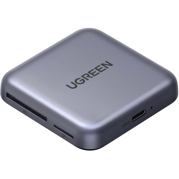Фото - Кардридер UGREEN USB 3.2 Magnetic USB-C SD/MicroSD 100W CM898 (65095)