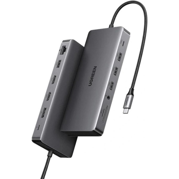 Фото - Хаб USB UGREEN USB3.2 Type-C --> HDMI 4xUSB-A 2xUSB-C3.2 100W CM681 (15978) Фото - Хаб USB UGREEN USB3.2 Type-C --> HDMI 4xUSB-A 2xUSB-C3.2 100W CM681 (15978)