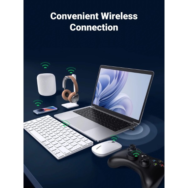 Фото - Адаптер мережі Bluetooth USB UGREEN CM591 Bluetooth 5.3 Black (90225)