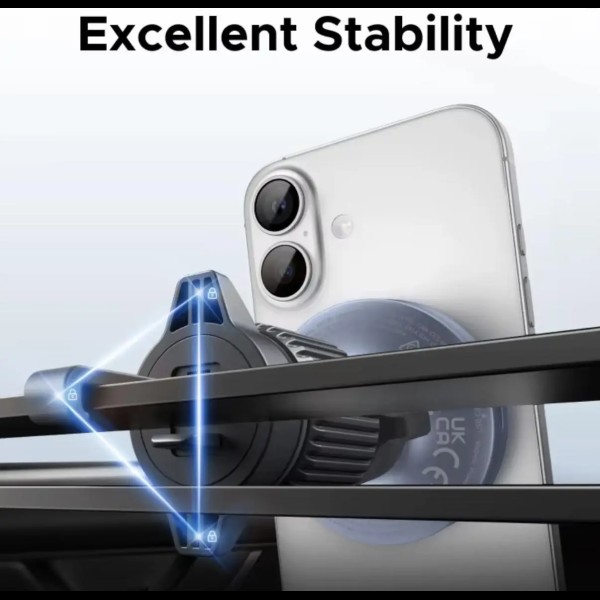 Фото - Автодержатель UGREEN W758 Magnetic Wireless Car Charger 25W QI2.2 Starlight Blue (55967)