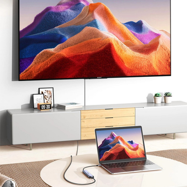 Фото - Хаб USB UGREEN CM478 USB Type-C to HDMI USB 3.0*4 Gray (15495)