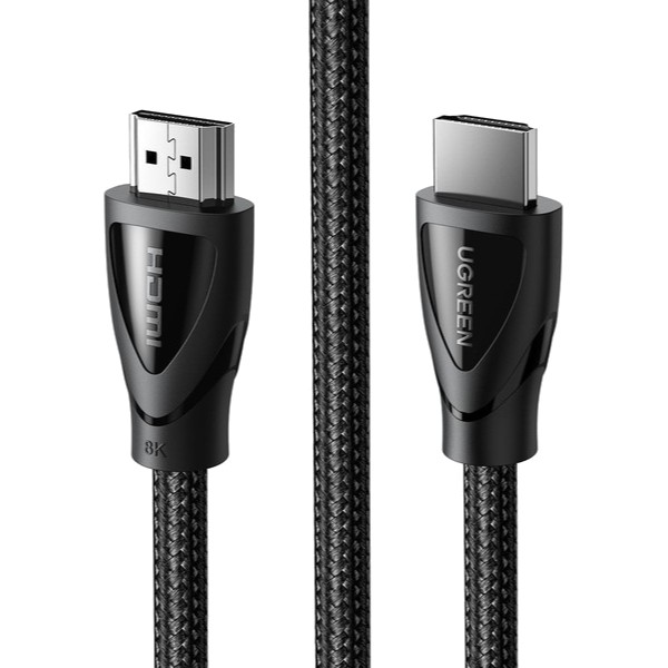 Фото - Кабель HDMI UGREEN HD140 8K HDMI 2.1 Cable Braided 3m Black (UGR-80404)