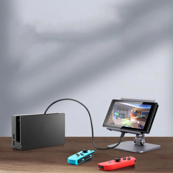 Фото - Адаптер UGREEN US372 USB-C Male to USB-C 3.1 Gen2 Female 5A 10Gbps 1m Black (30205)