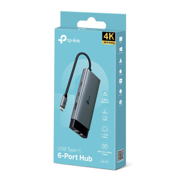 Фото - Хаб USB TP-Link UH6120C