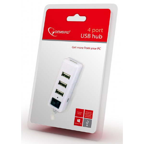 Фото - Хаб USB Gembird 4 порти USB 2.0 (UHB-U2P4-06)