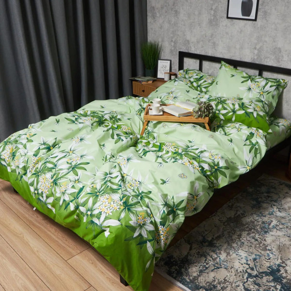 Фото - Комплект постільної білизни Moon&Star Мікросатин Premium Floral Bliss 175х210 нав. 2х70х70 (MS-820008197)