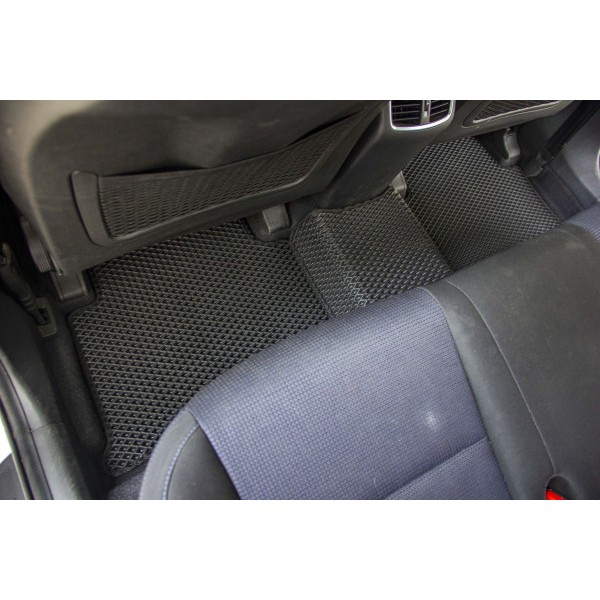 Фото - Килимки ворсові в салон авто EVAtech Standard для Hyundai Tucson (Squib VL+VR) 2015-2021 3 покоління SUV EU чорний кант HY3978CV5LA3VEB