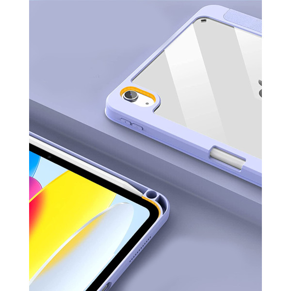 Фото - Чехол для планшета Becover Soft Edge с креплением Apple Pencil for Apple iPad 10.9" (2022/2024)/iPad (А16) 2025 11" Purple (709239)