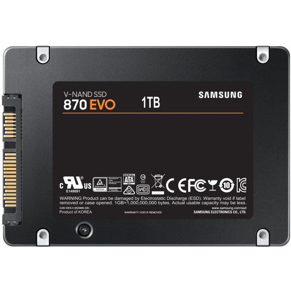 Фото - SSD-накопичувач внутрішній Samsung 1TB 870 EVO 2.5" SATAIII MLC (MZ-77E1T0B/EU)