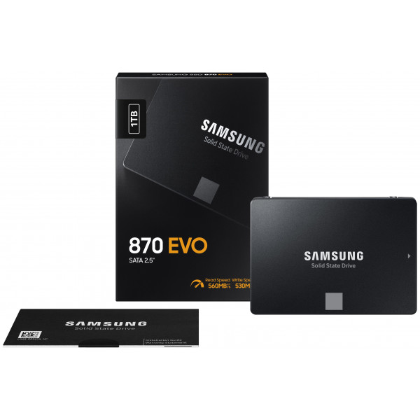 Фото - SSD-накопичувач внутрішній Samsung 1TB 870 EVO 2.5" SATAIII MLC (MZ-77E1T0B/EU)
