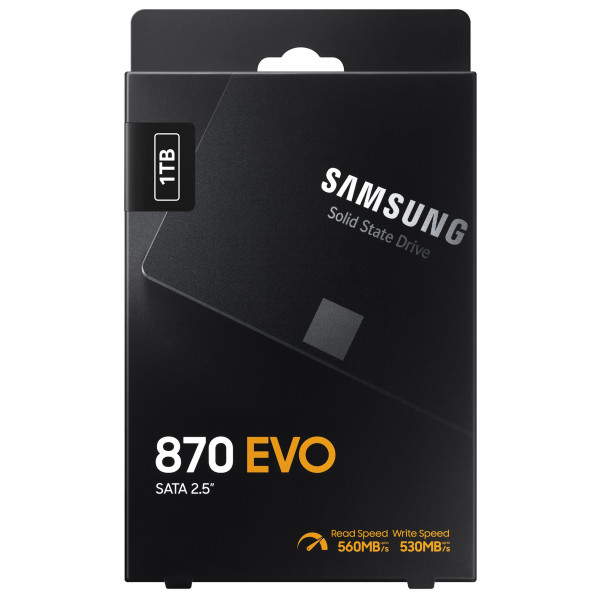 Фото - SSD-накопичувач внутрішній Samsung 1TB 870 EVO 2.5" SATAIII MLC (MZ-77E1T0B/EU)
