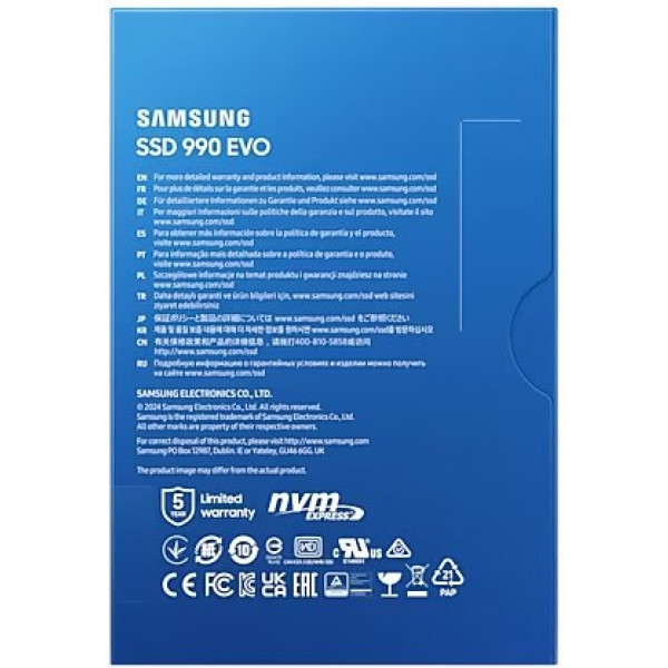 Фото - SSD-накопичувач внутрішній Samsung 990 EVO 1TB (MZ-V9E1T0BW)