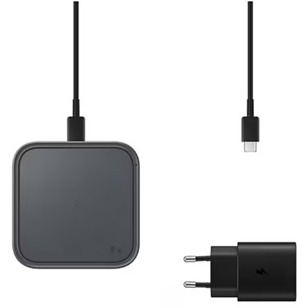 Фото - Беспроводное зарядное устройство Samsung 15W Wireless Charger Pad w/o TA (EP-P2400BBEGEU)