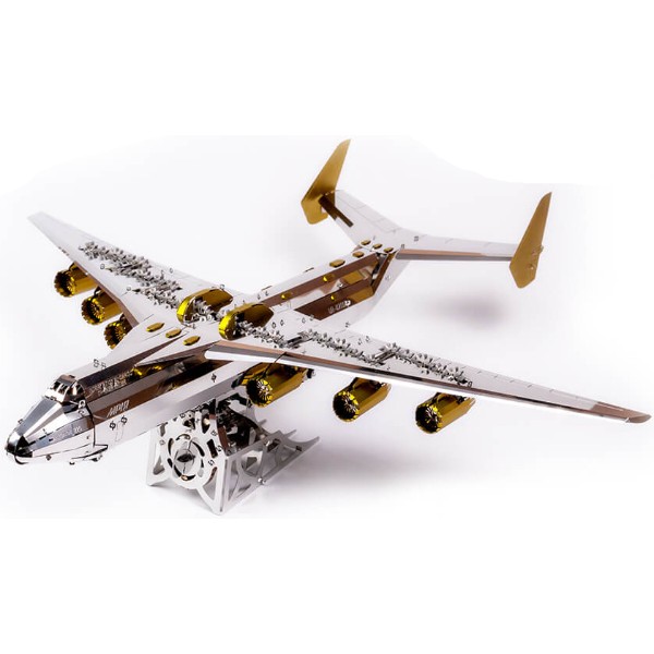 Фото - Металлический конструктор Metal Time самолет Мечта АН-225 двухцветный Exclusive Edition (MT001EE)