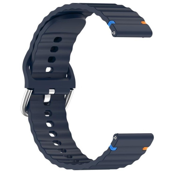 Фото - Ремінець для смарт-годинника BeCover Ribbed Tape (22mm) for Xiaomi Watch 2 / 2 Pro / S4 / S3 / S1 Pro / S1 / S1 Active Deep Blue (714295)