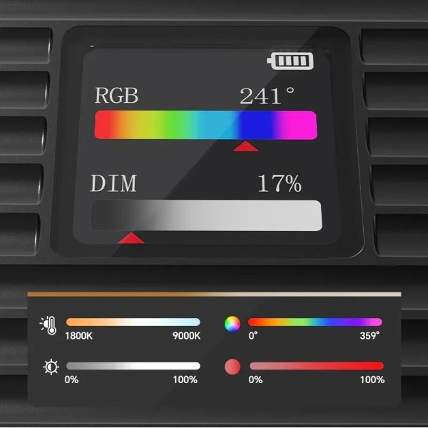 Фото - Студійне світло Ulanzi K20 RGB 20W Panel light (L207)