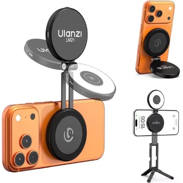 Фото - Студийный свет Ulanzi LM21 Magnetic Fill Light Black (L236)