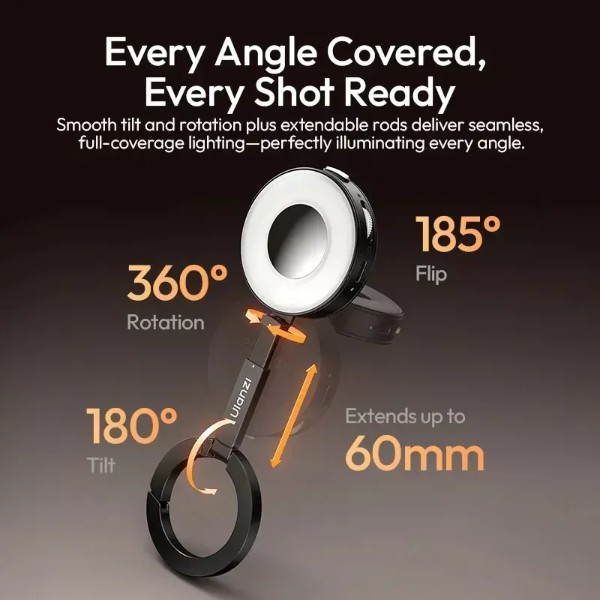 Фото - Студійне світло Ulanzi ML05 MagLock Fill Light Black (L183)
