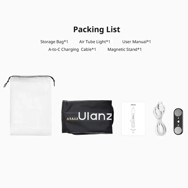Фото - Студійне світло Ulanzi UA20 20W Portable Air Tube Light (L110)