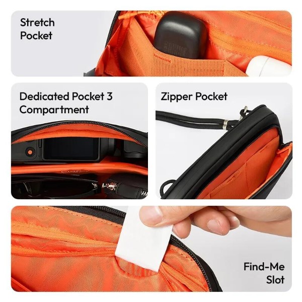 Фото - Сумка через плечо Ulanzi YY08 TechLite Sling BLACK (B175)