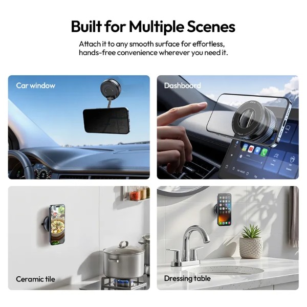 Фото - Підставка для мобільного пристрою Ulanzi SK - 25 Mobile PhoneSuction Cup Holder (S003)