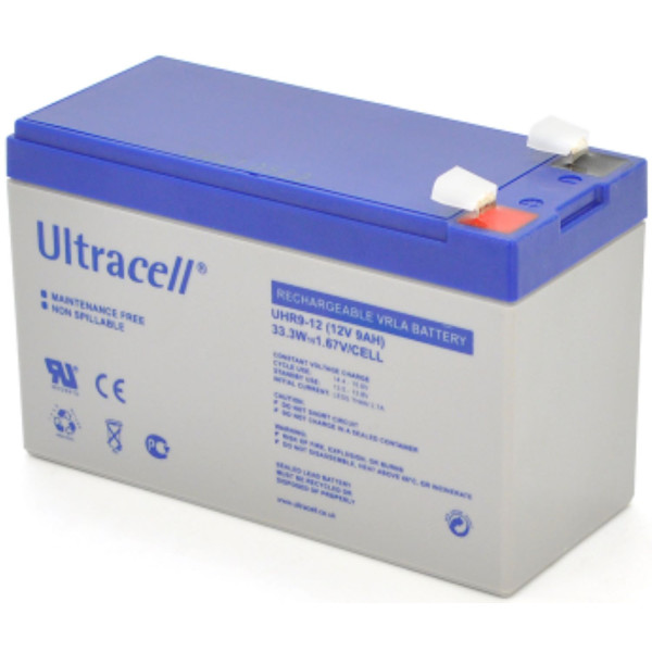Фото - Аккумулятор для ИБП Ultracell 12V 9Ah (UHR9-12)