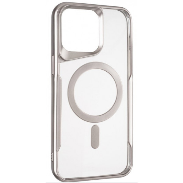 Фото - Чохол для смартфону Gelius Casual Frame Case MagSafe for iPhone 14 Titanium (98562)