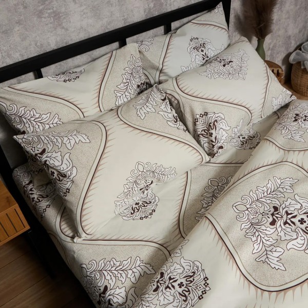 Фото - Комплект постільної білизни Moon&Star Мікросатин Premium Royal Elegance 143х210х2 (MS-820010000)