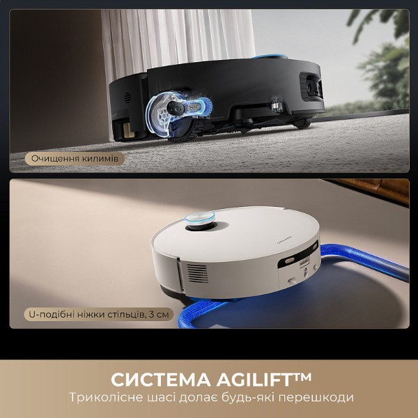 Фото - Пилосос робот миючий з базою Dreame Aqua 10 Ultra Track Complete White (RLR81CE-1-WH)
