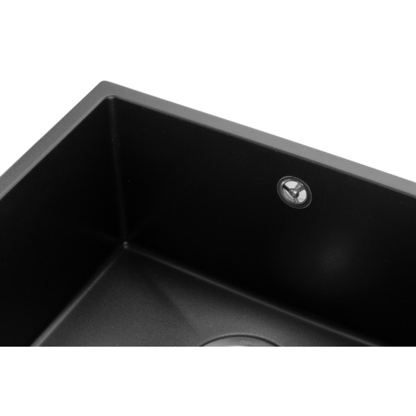 Фото - Мойка кухонная GRANADO Under Top Max Black Shine