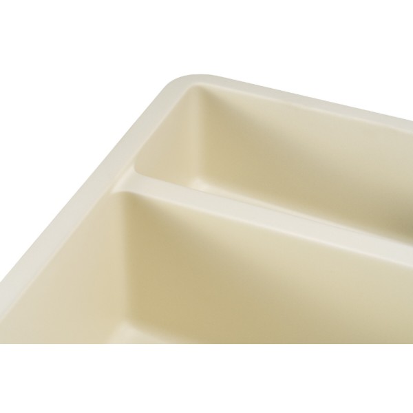 Фото - Мойка кухонная GRANADO Under top DOUBLE ivory