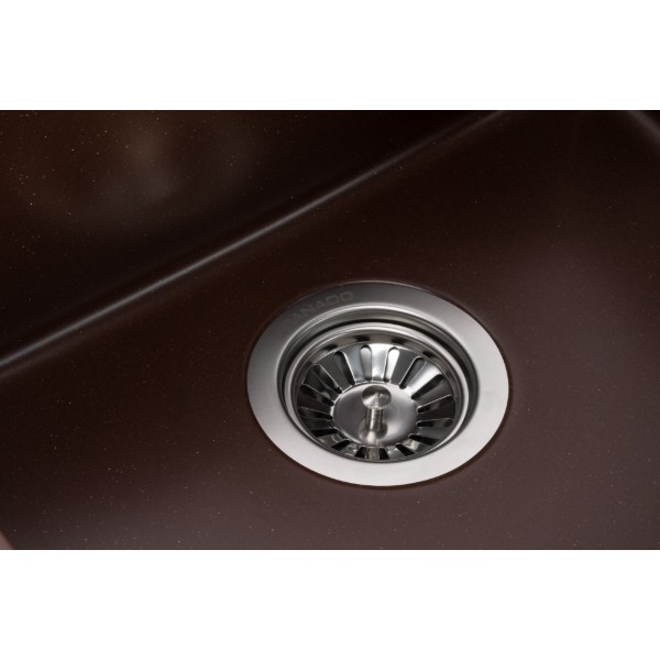 Фото - Мойка кухонная GRANADO Under top DOUBLE marron