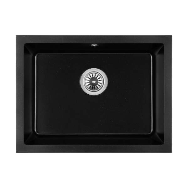Фото - Мойка кухонная GRANADO Under top L black shine