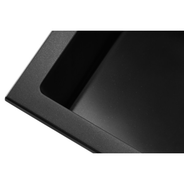 Фото - Мойка кухонная GRANADO Under top L black shine