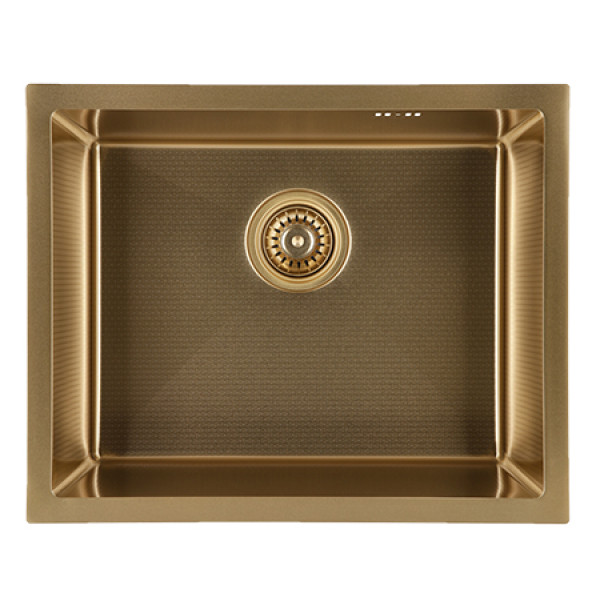 Фото - Мийка кухонна GRANADO Under top max STEEL S201 gold honeycomb